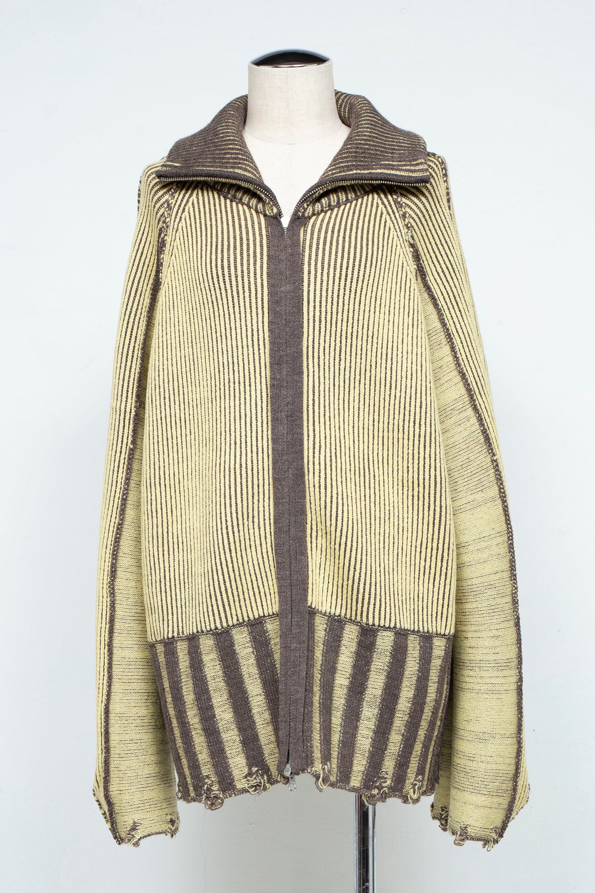 リバーシブル Zip knit coat ’新色’