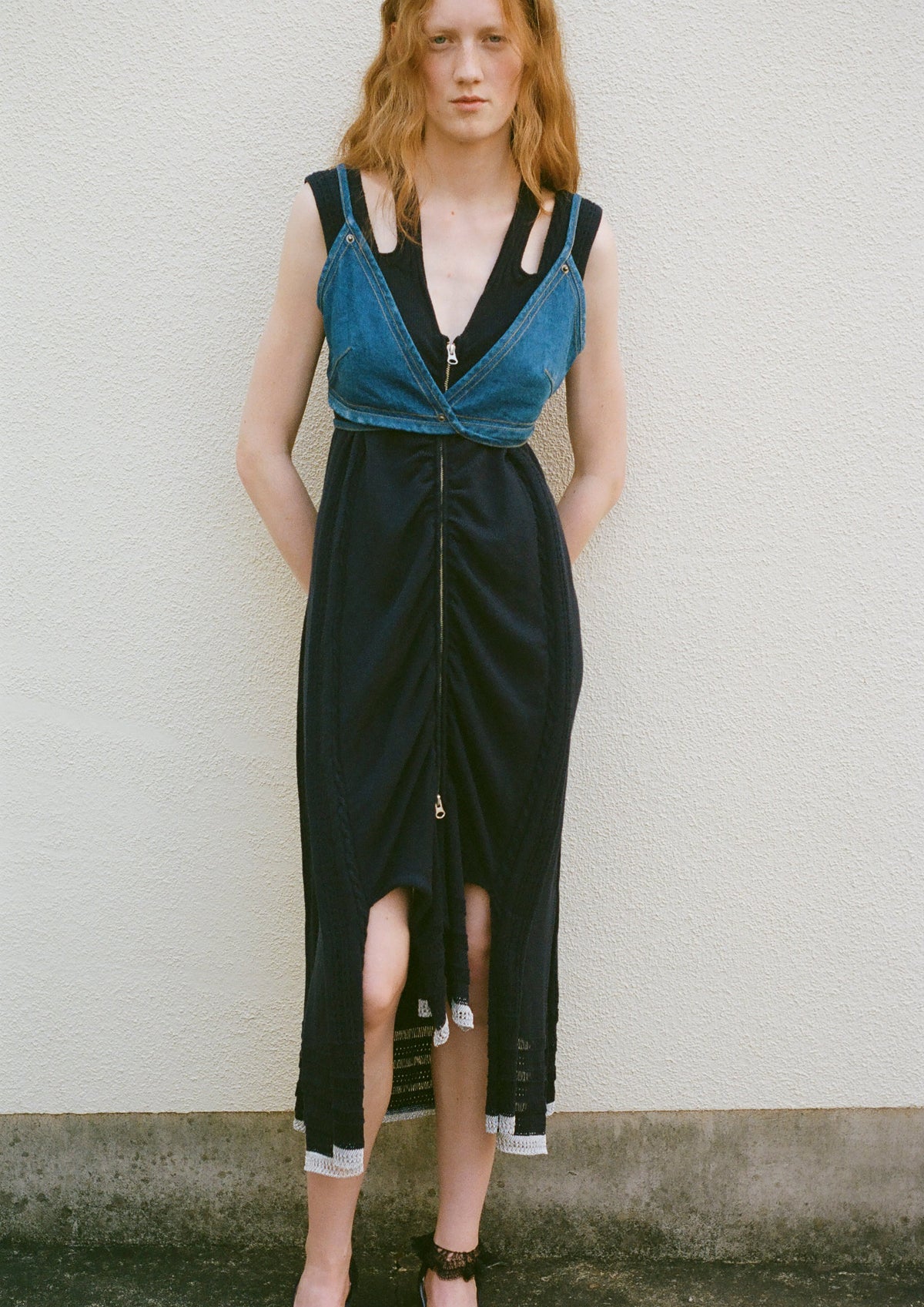 Zip Knit Onepiece