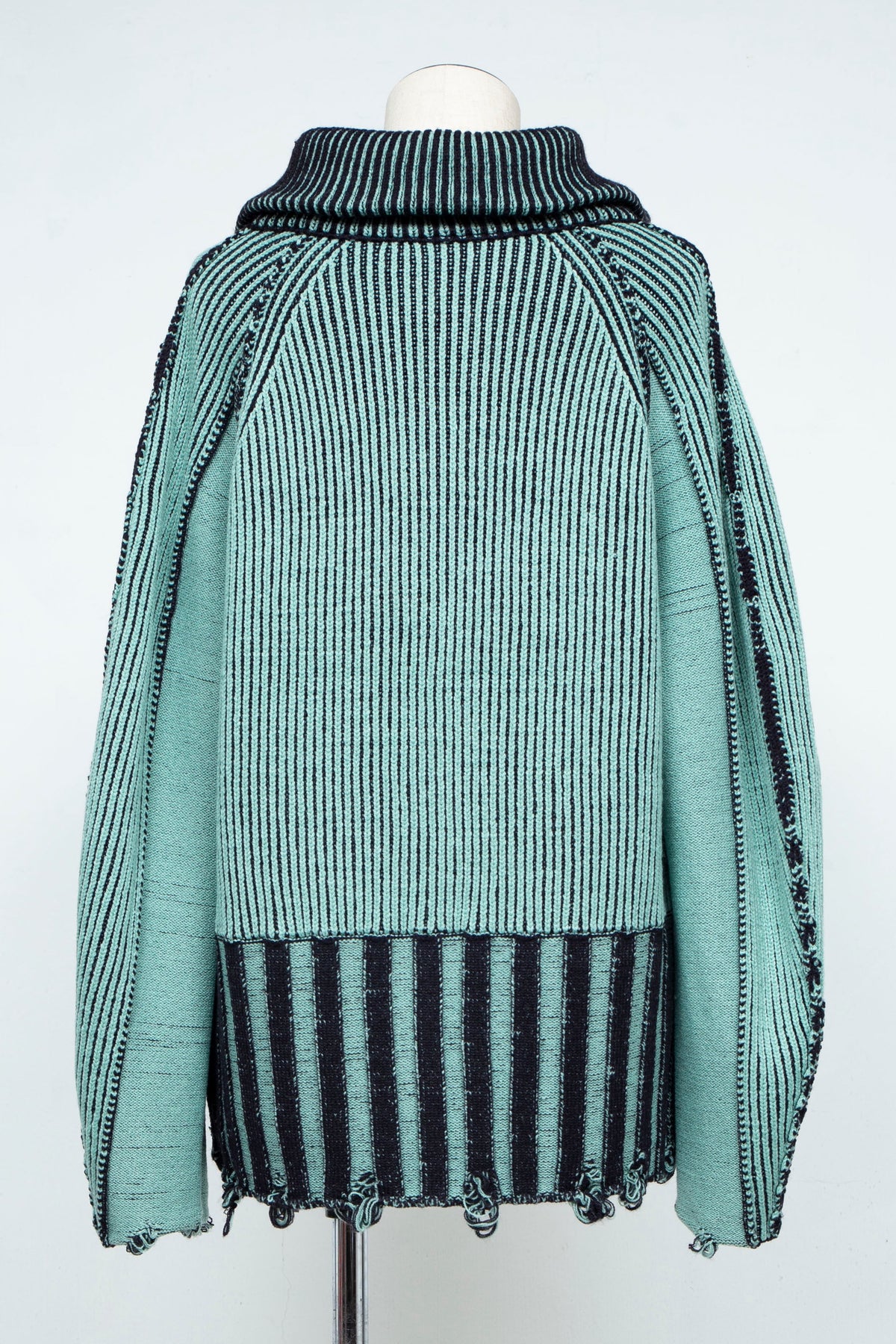定番リバーシブル Zip knit coat