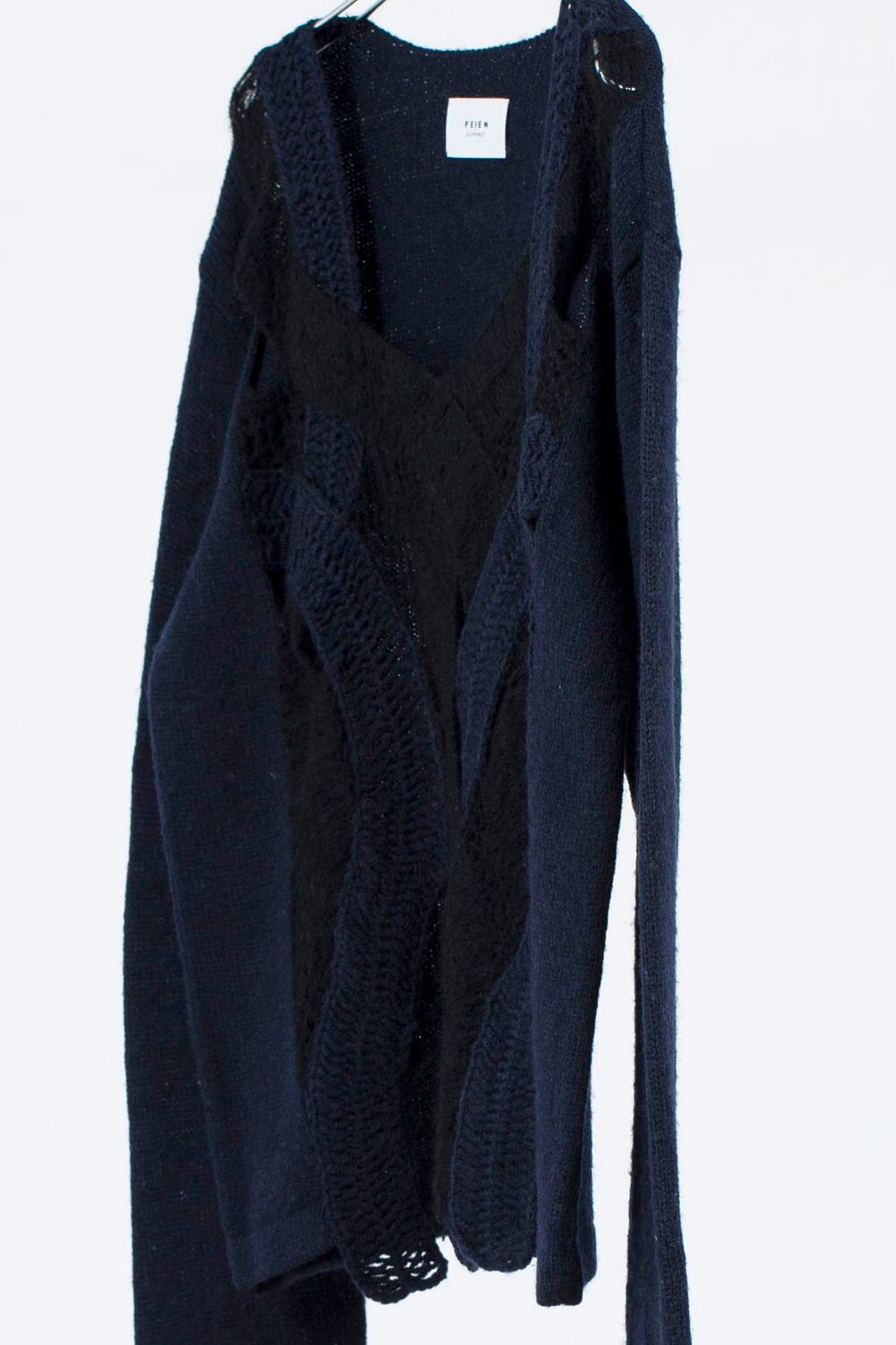 ウールモヘア鉤針Knit Tops