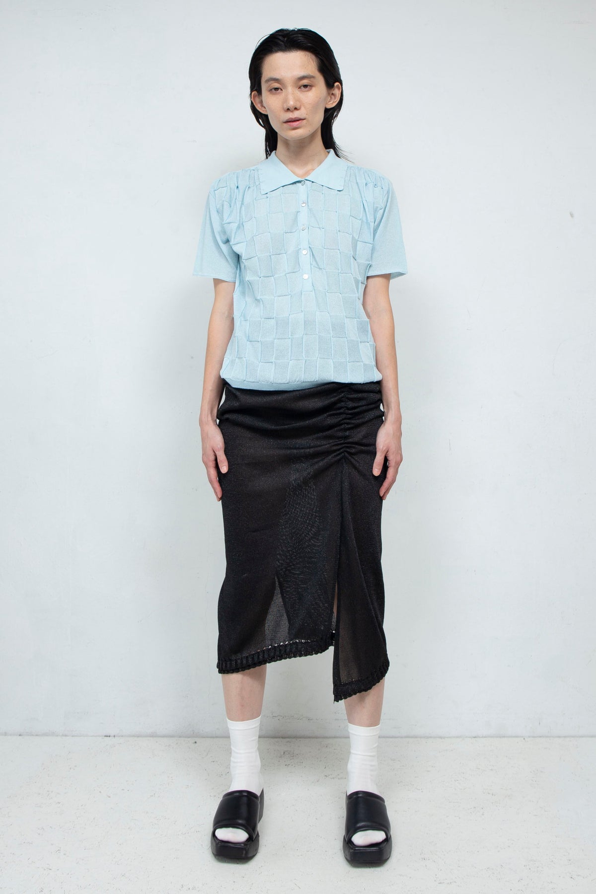 Slit Knit Skirt
