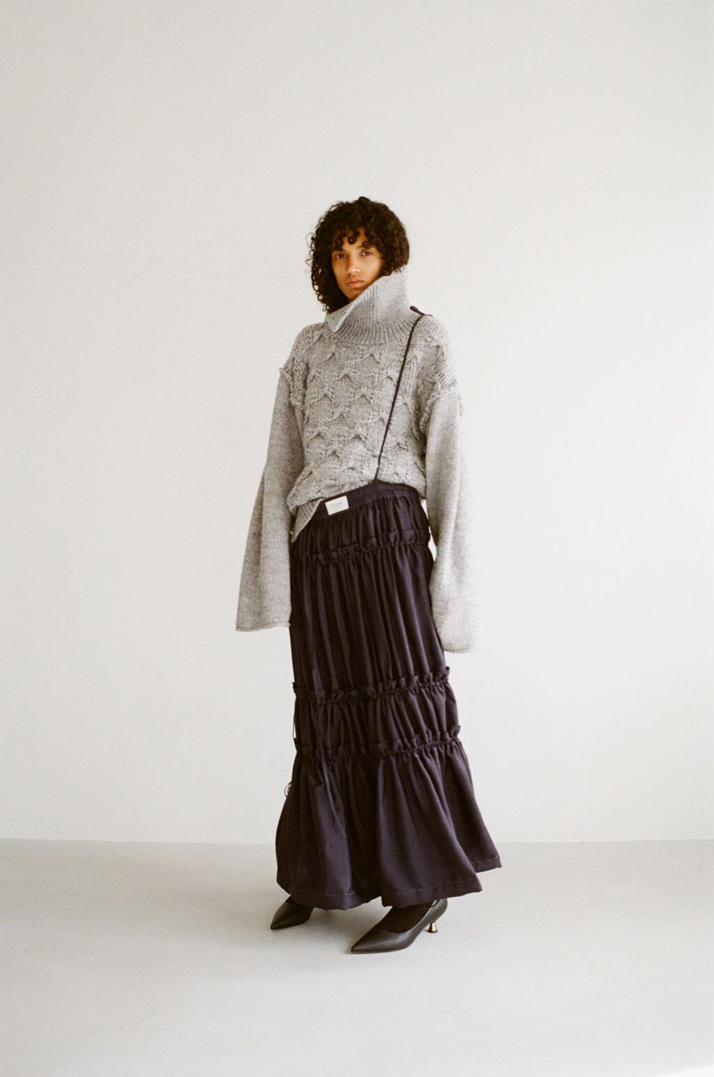 2way Gathered skirt Onepiece