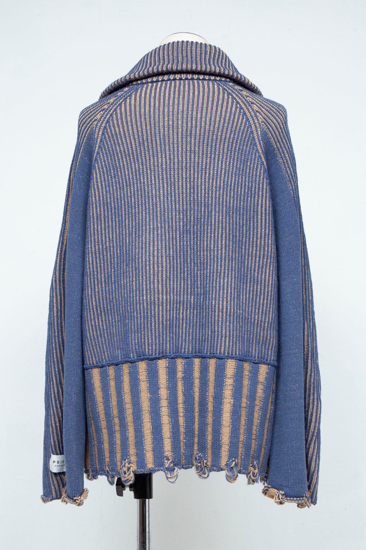 定番リバーシブル Zip knit coat