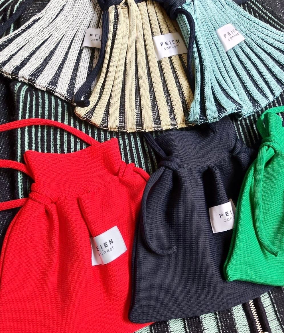 Knit Pocket Bag&"Mountain Series "