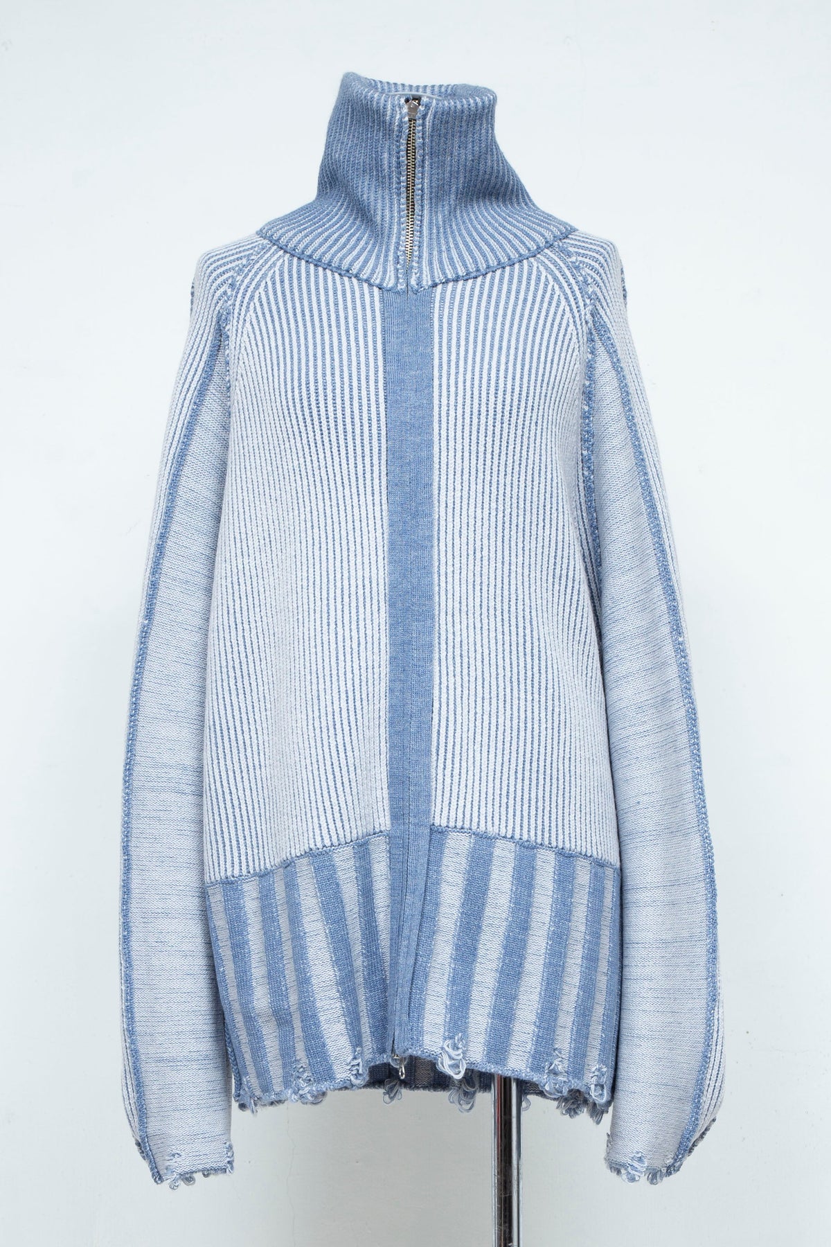 リバーシブル Zip knit coat　’新色’