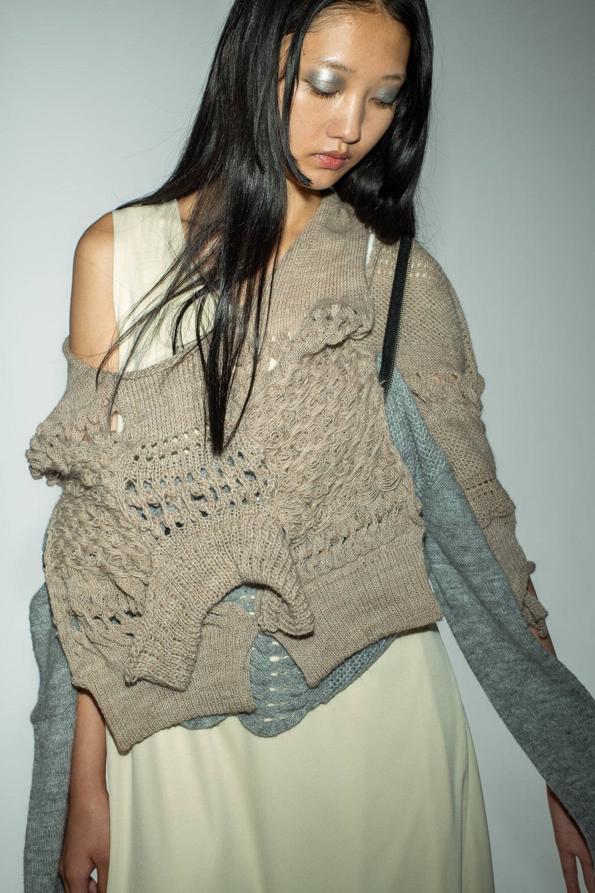 ウール Design Knit TOPS