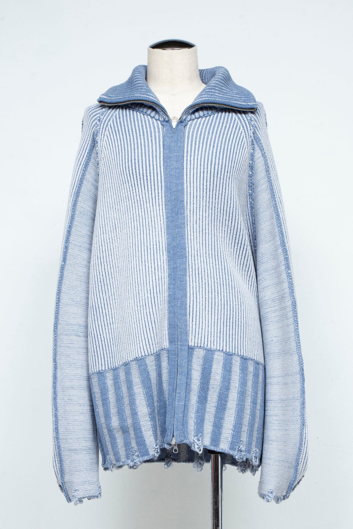 リバーシブル Zip knit coat　’新色’