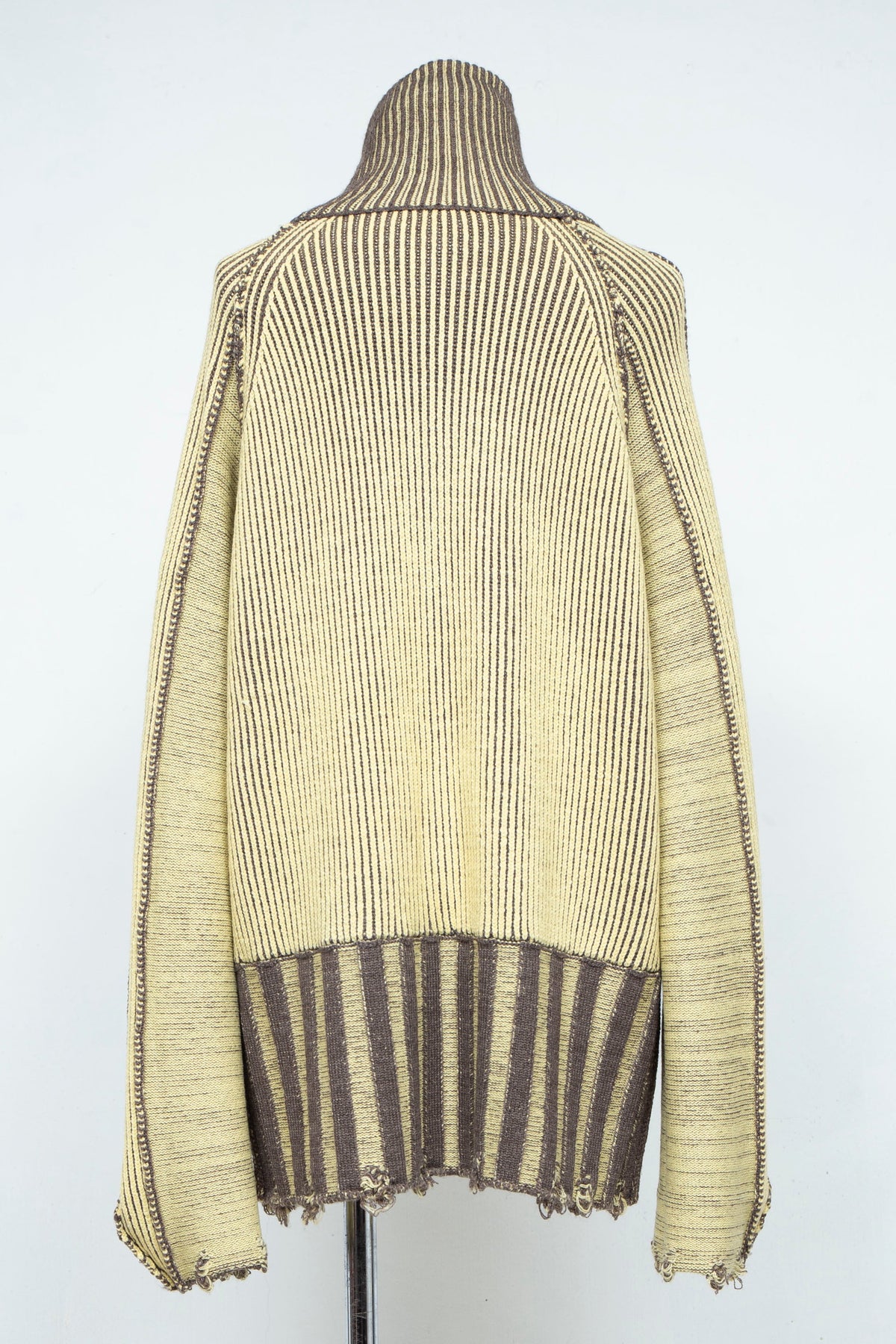 リバーシブル Zip knit coat　’新色’