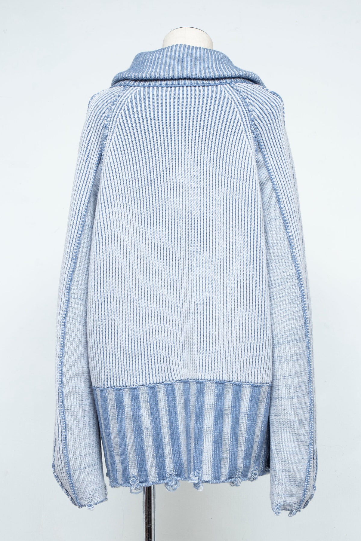 リバーシブル Zip knit coat　’新色’