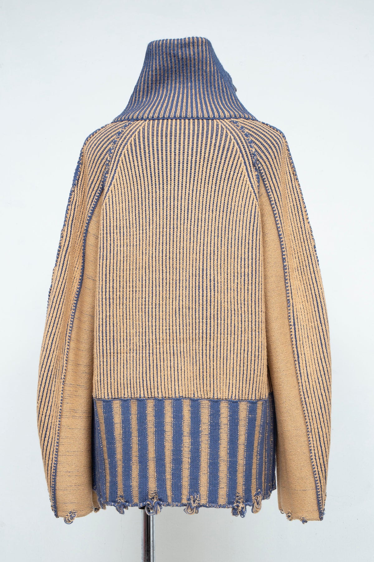 定番リバーシブル Zip knit coat