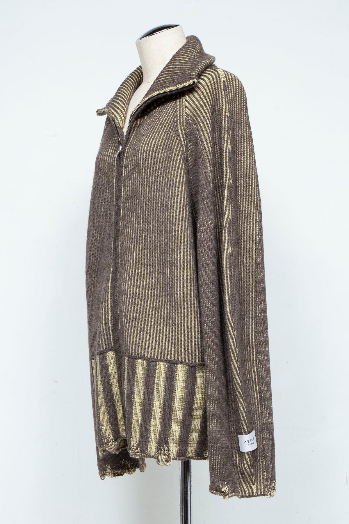 リバーシブル Zip knit coat　’新色’