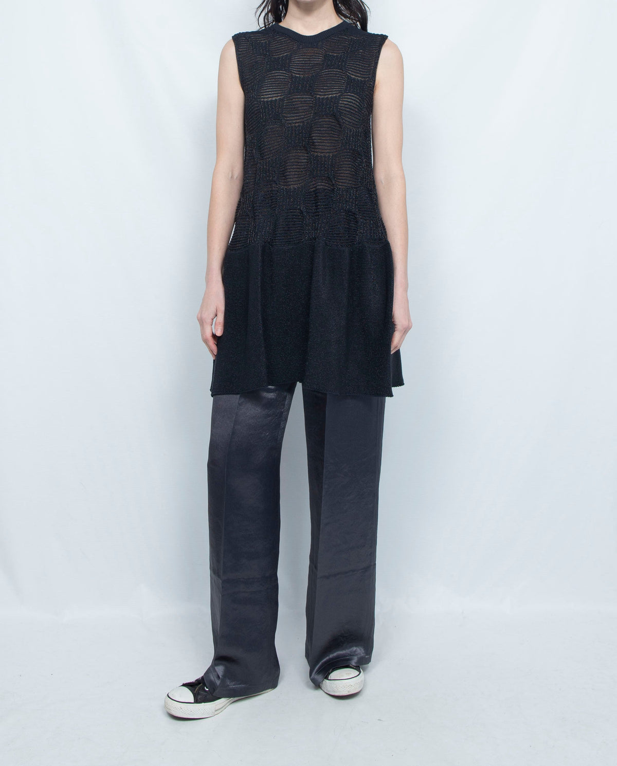 Sleeveless KNIT One Piece