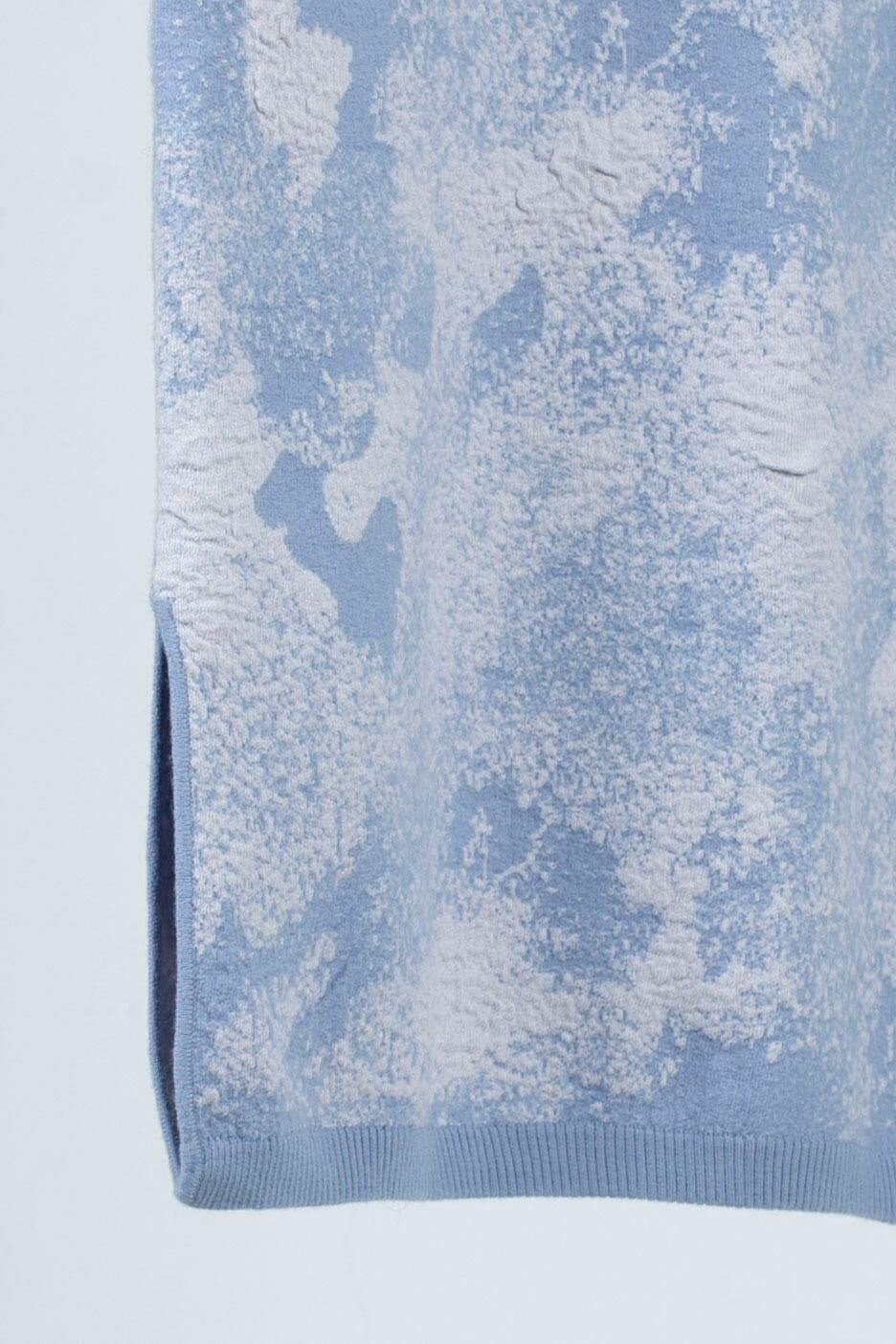 シュクジュウ slit Knit skirt
